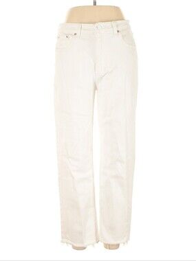 JBD Classic Straight-Leg White Women's Jeans Size 31